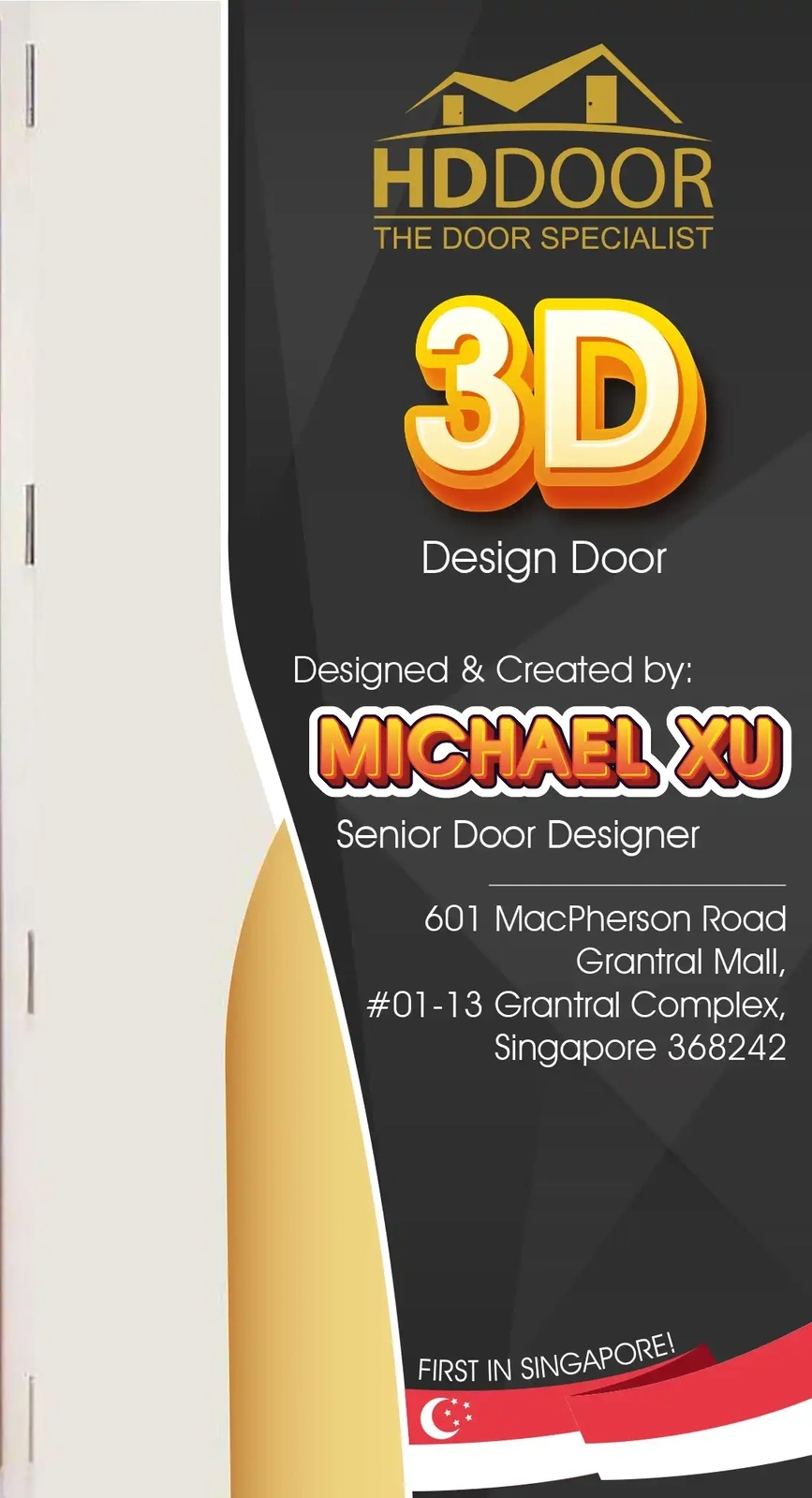3D Design Laminate Main Door – H3D-106