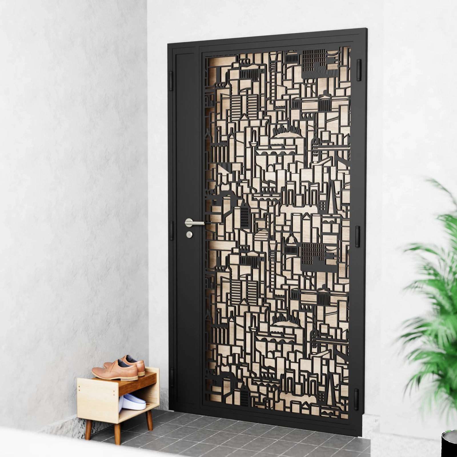 3D Laser Cut Gate Design HDL24