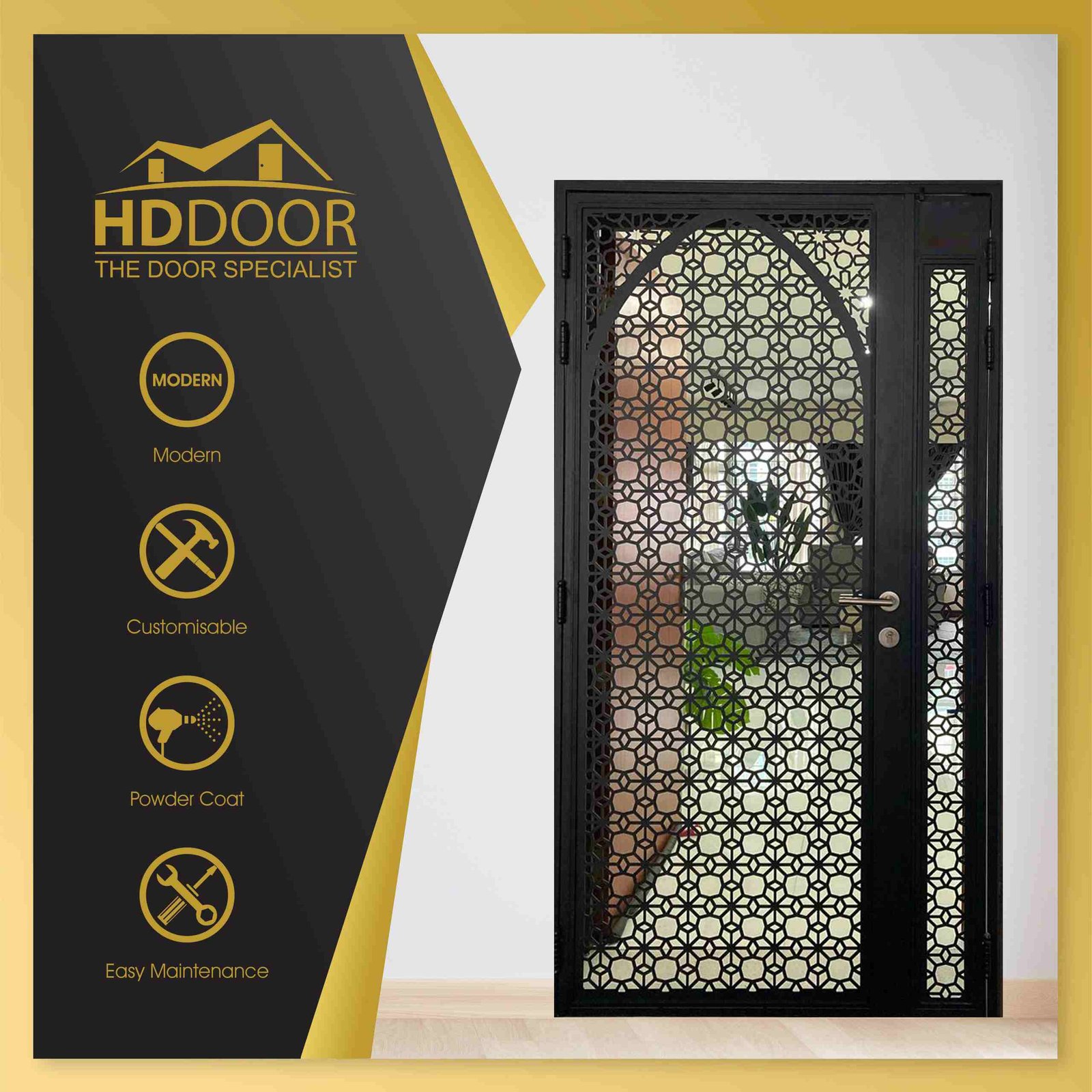 3D Laser cut gate HDL39