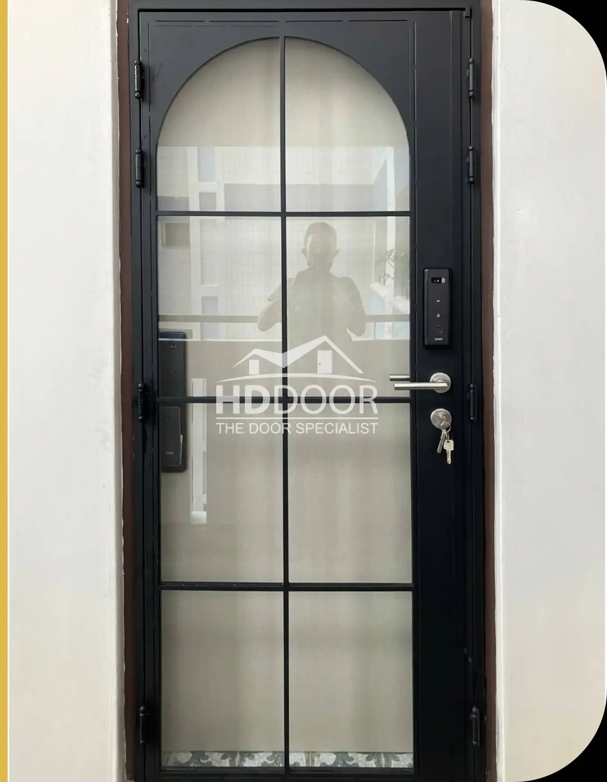 Arch Top Glass Gate