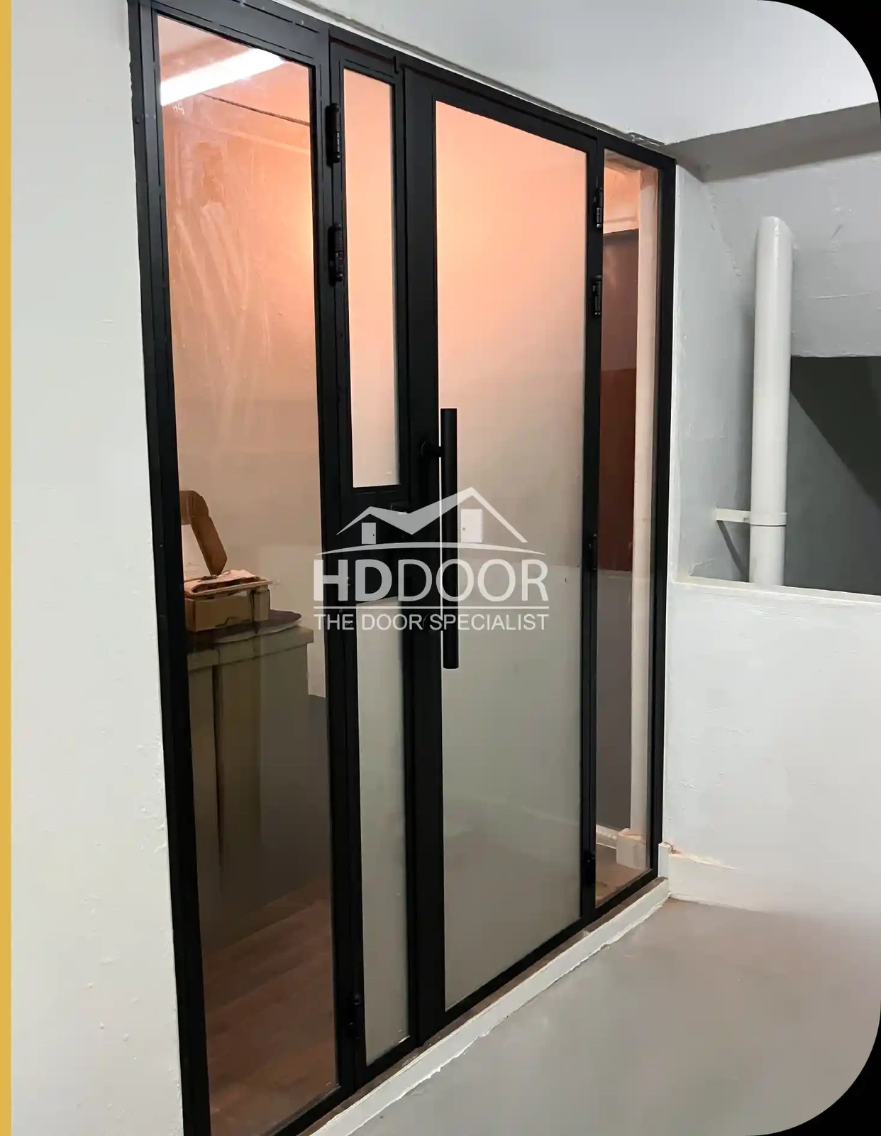 Customized Frosted Glass Gate – CFGG01
