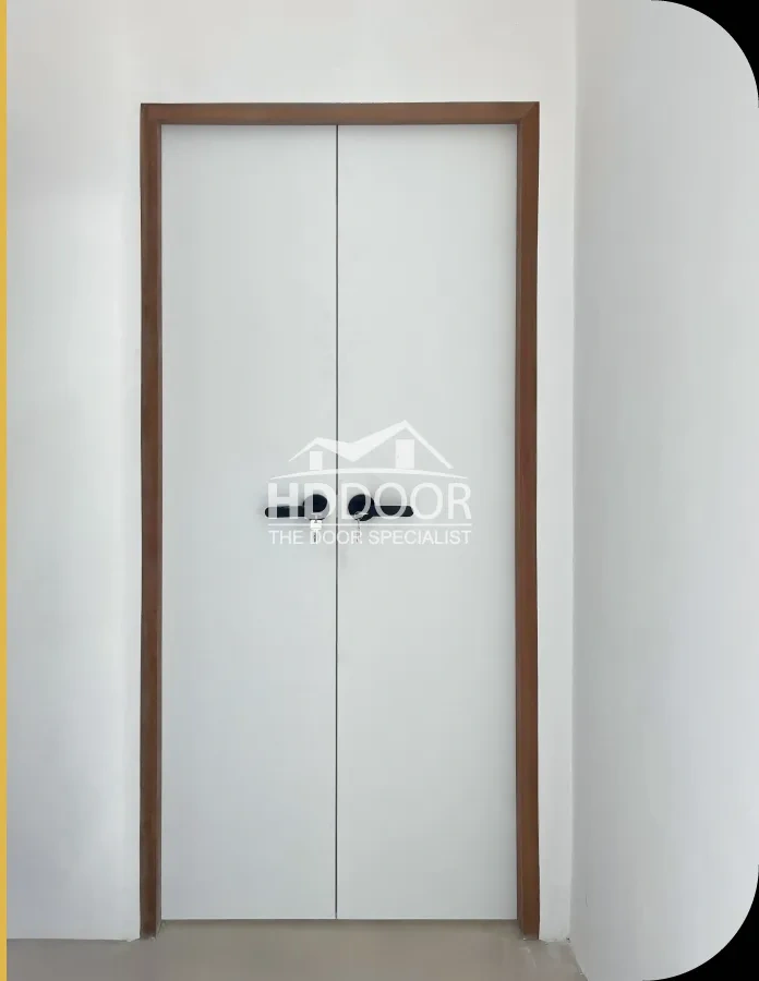 Double Equal Leaf French Laminate Door