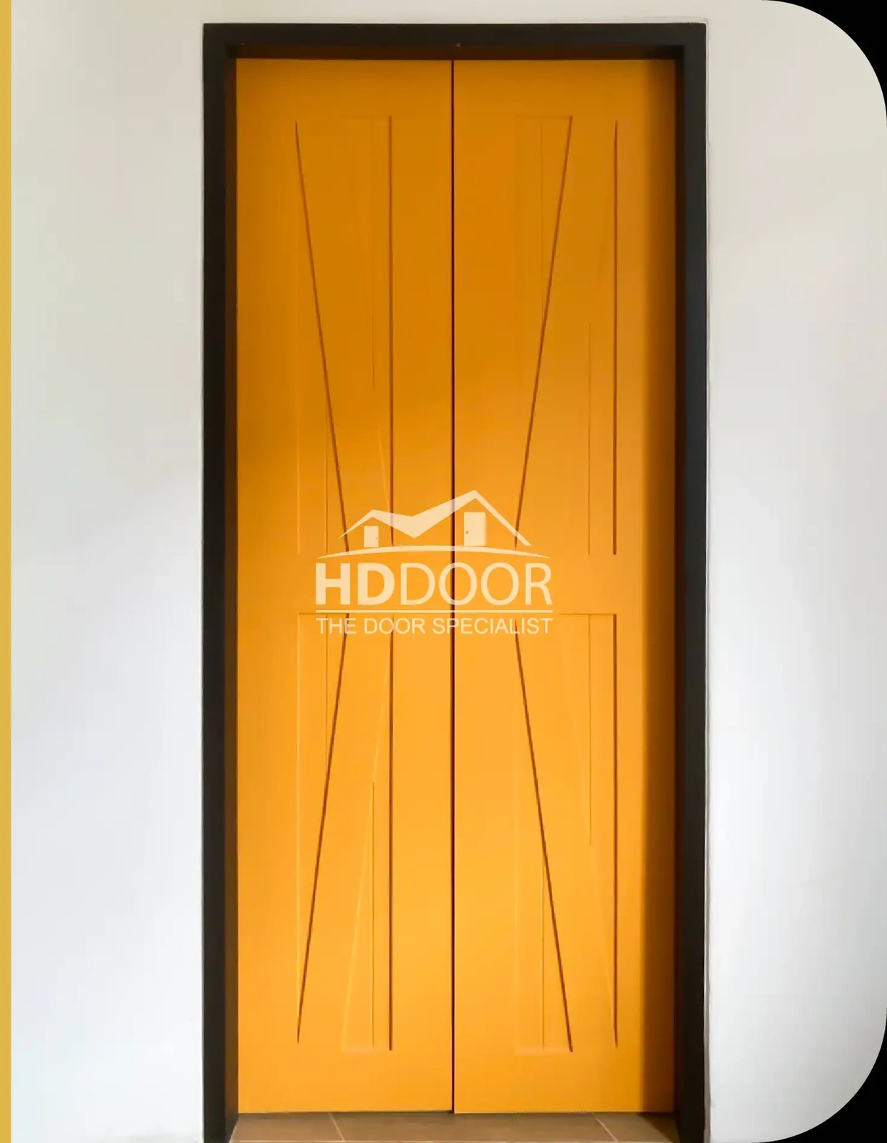 Custom Double Leaf Equal Swing Barn Door