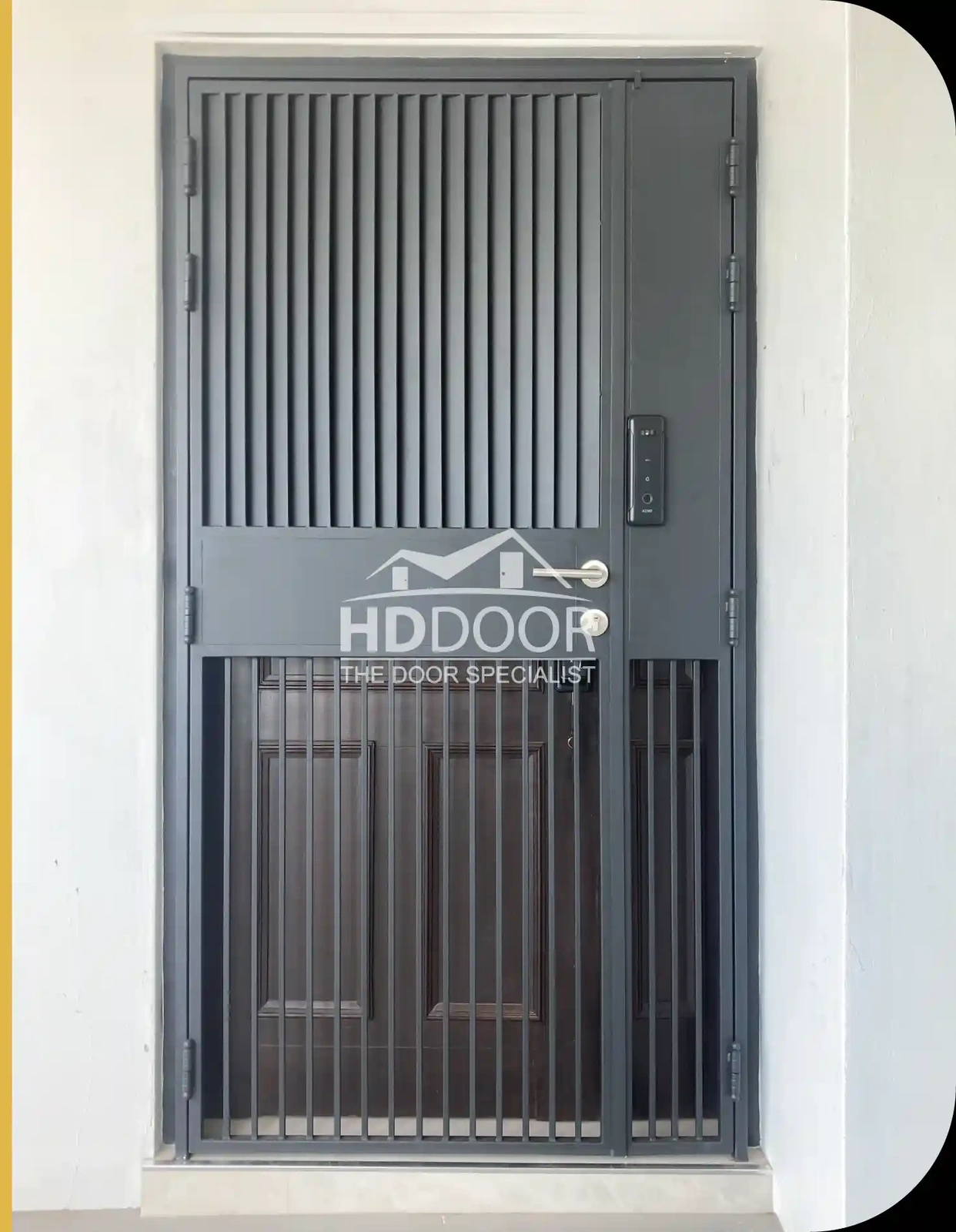 Half Louver Privacy Gate