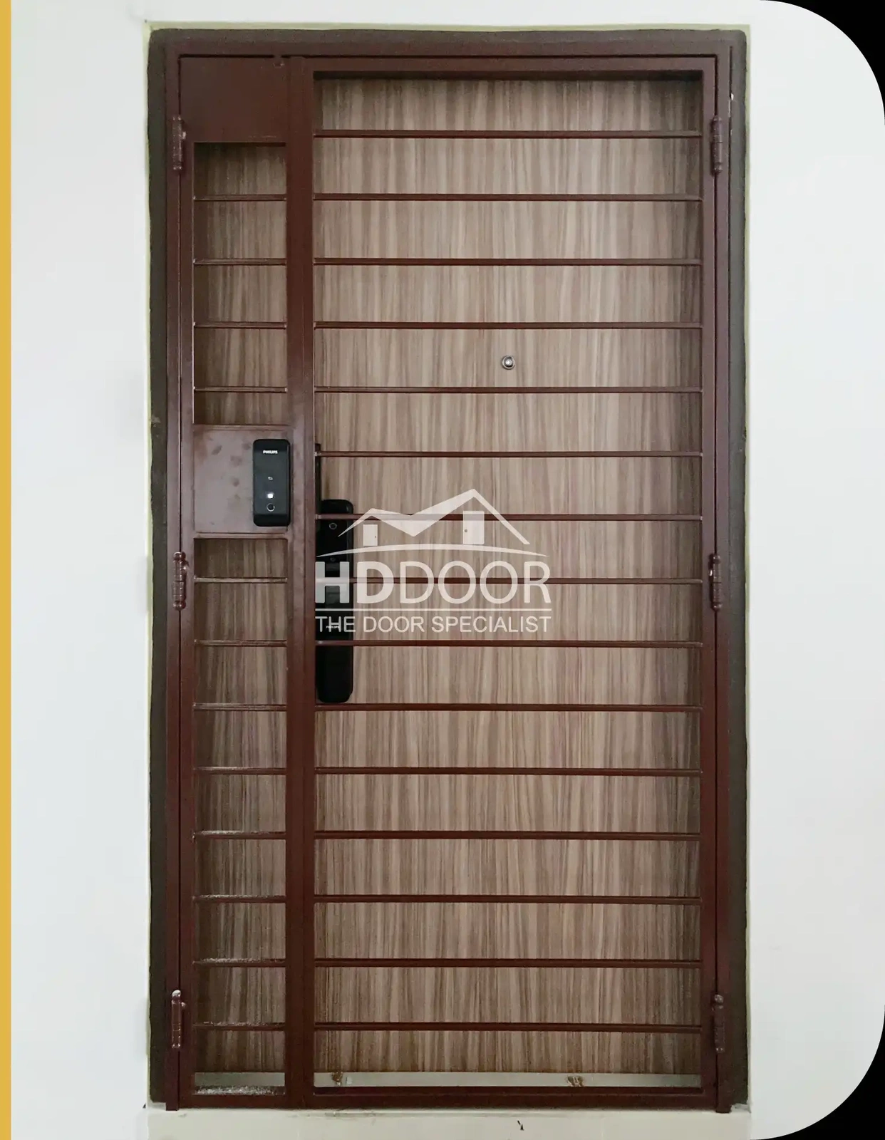 HDB Metal Gate – Mild Steel Gate HD-501 Simple Design
