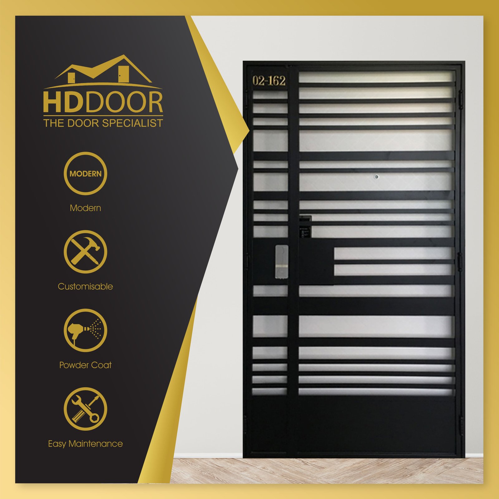 HDB Gate – Mild Steel Gate HD-509