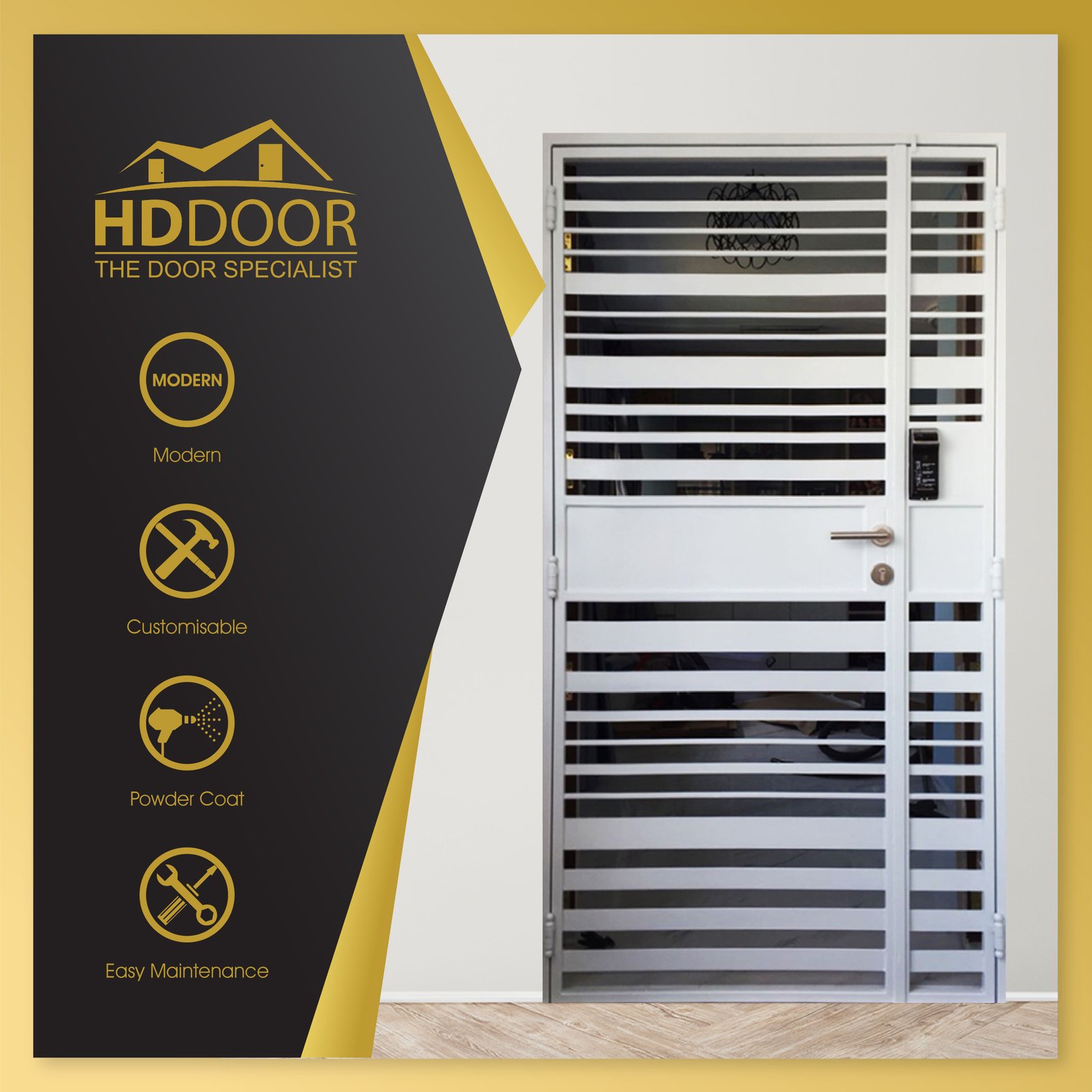 Main Gate – Mild Steel Gate HD-516