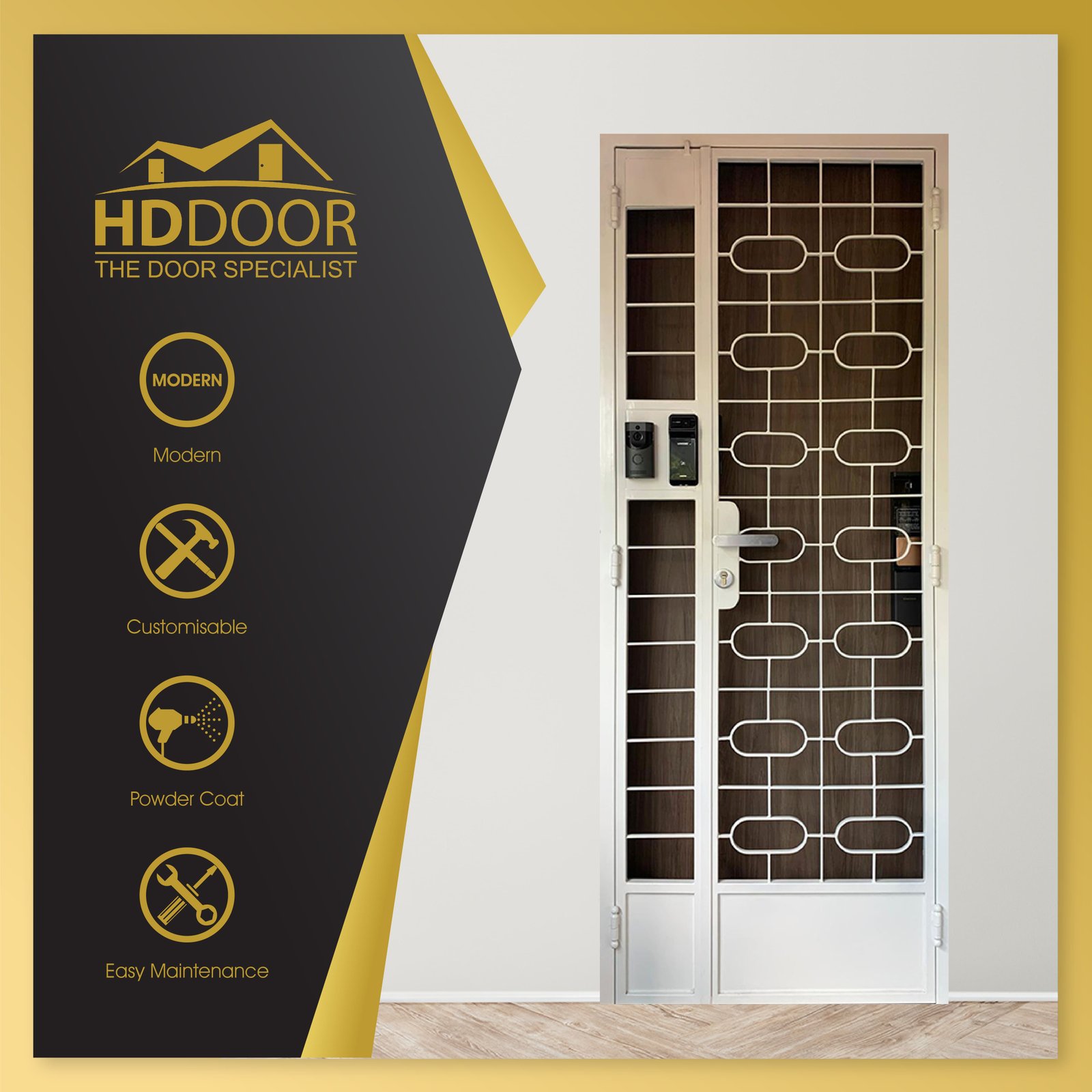 Main Gate – Mild Steel Gate HD-565