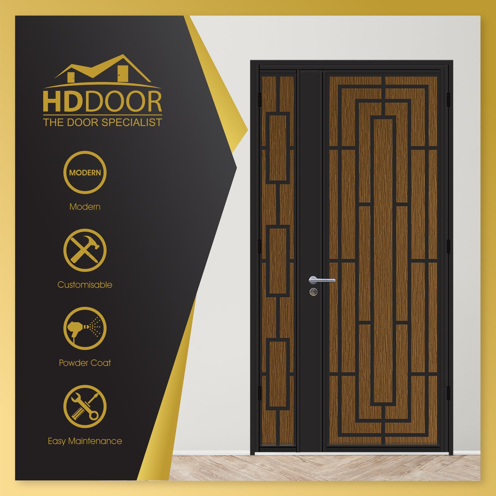 Main Gate – Mild Steel Gate HD-572