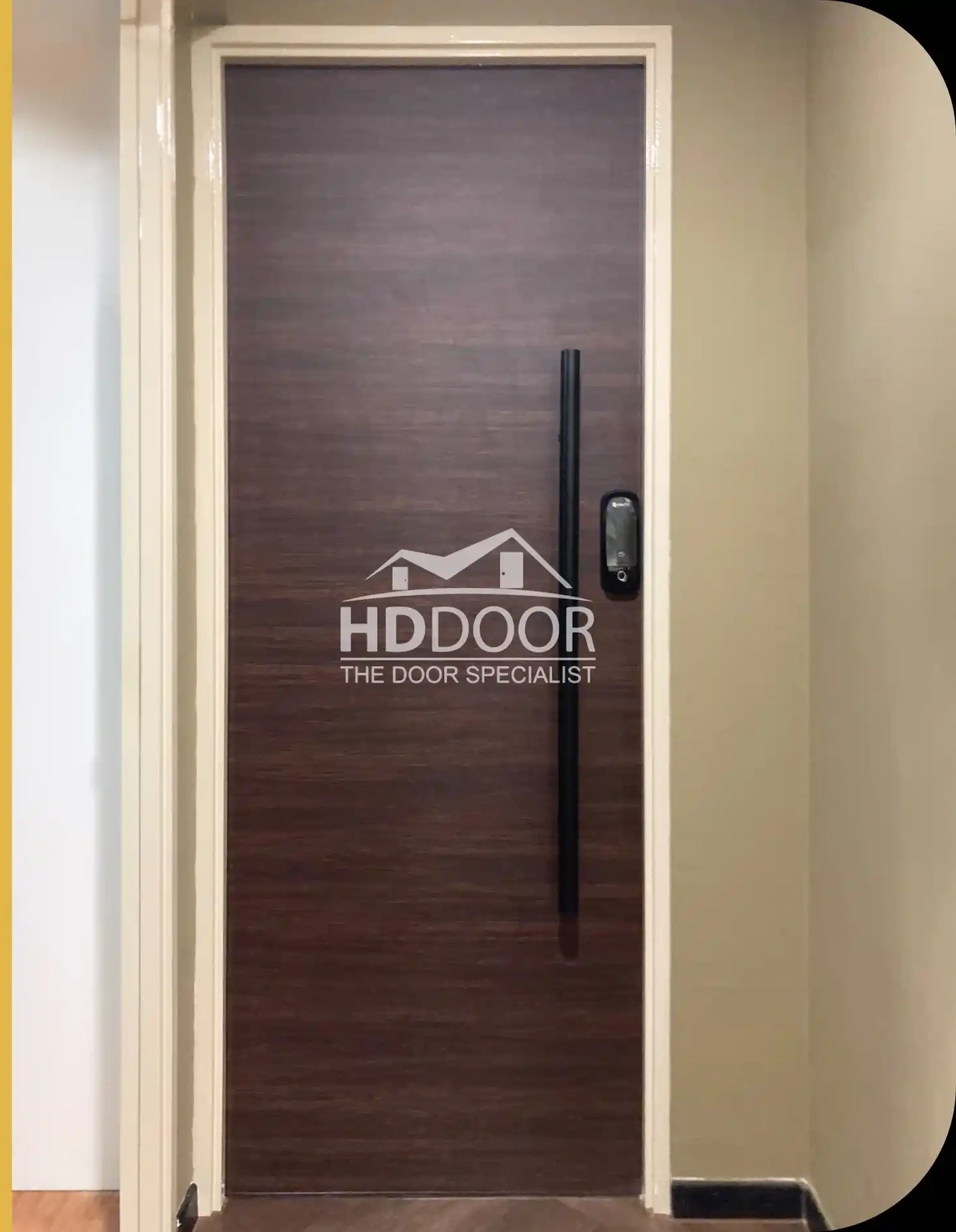 Laminate Bedroom Door with Digital Door Lock