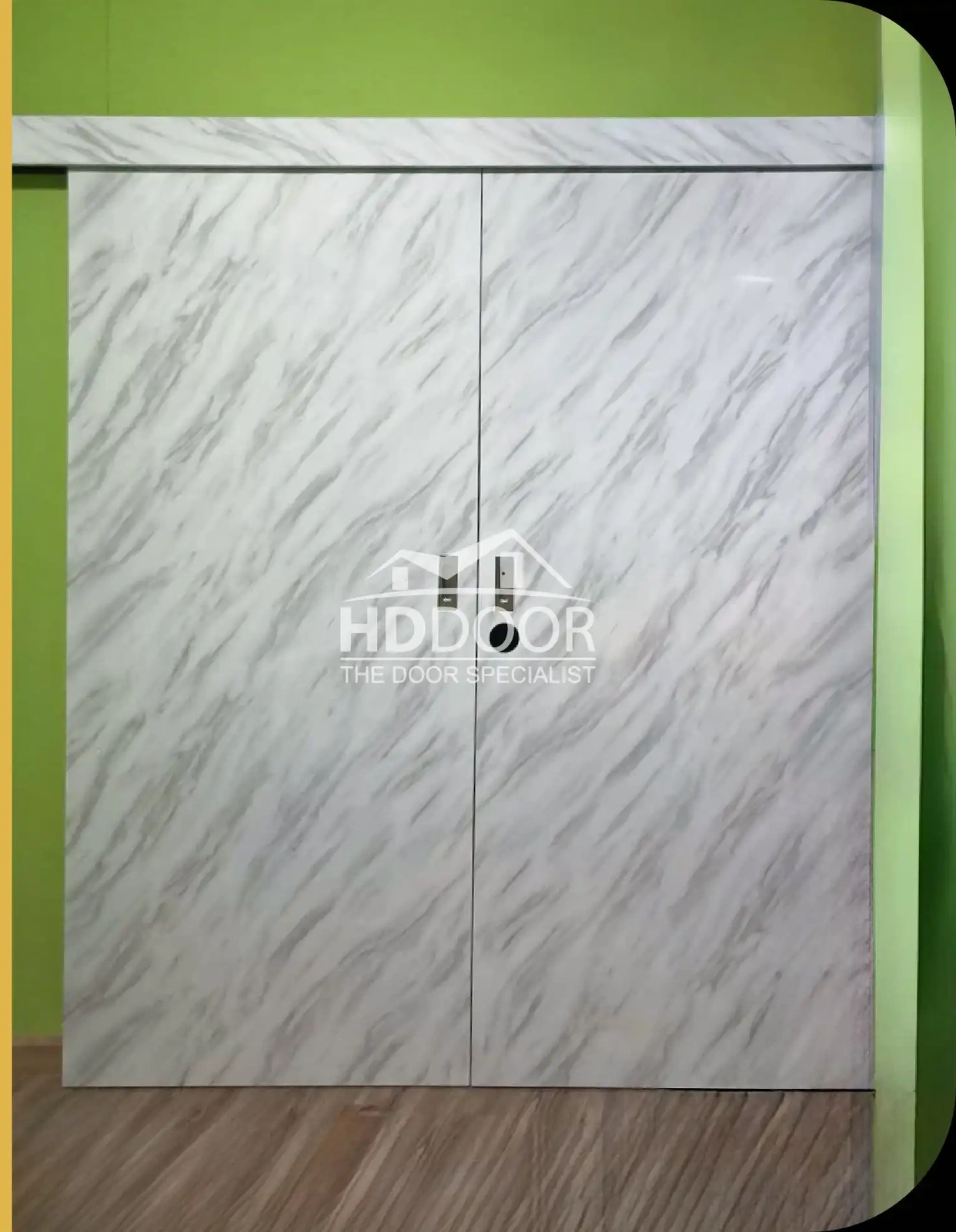 Laminate Sliding Door with Pelmet