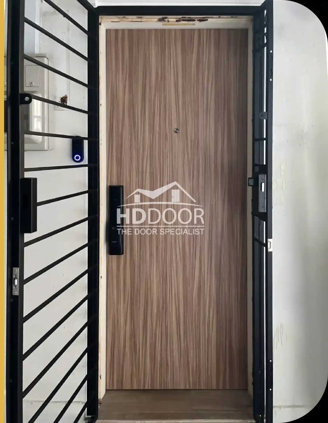 Single Tone Laminate Main Door STLM-04