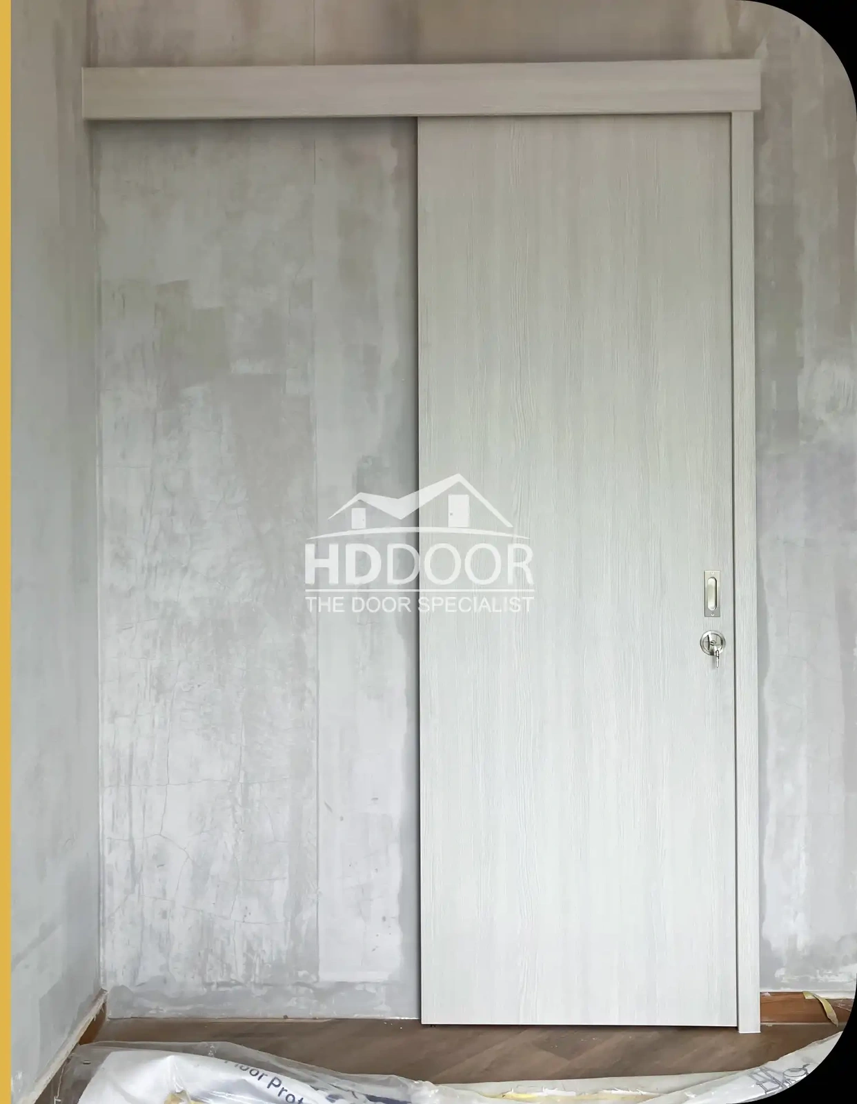 Sliding Laminate Door with Pelmet