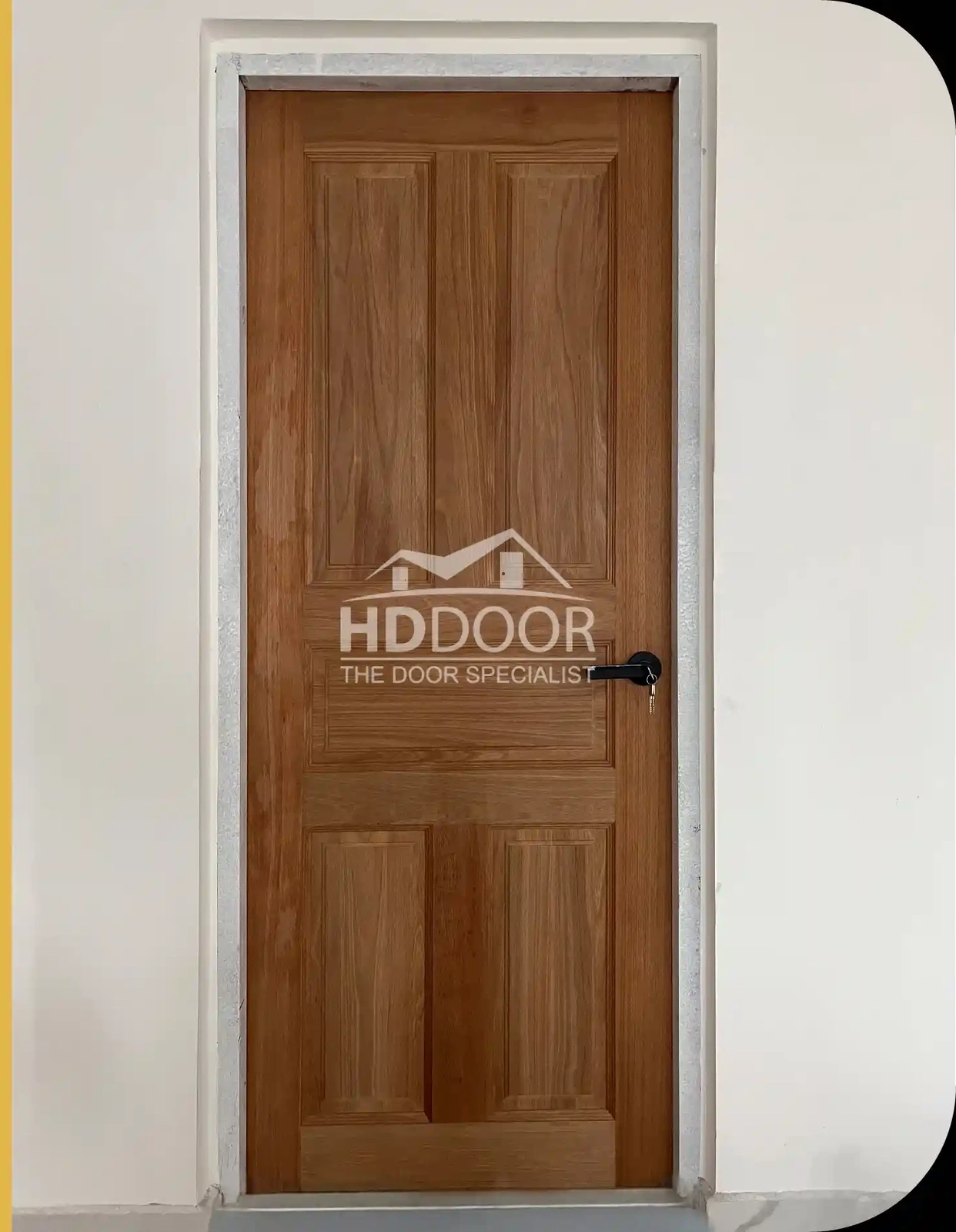 Solid Nyatoh Classic Bedroom Door TD46