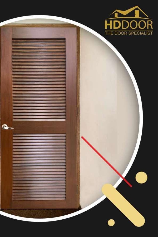 Solid Nyatoh Louver Store Room Door TD16
