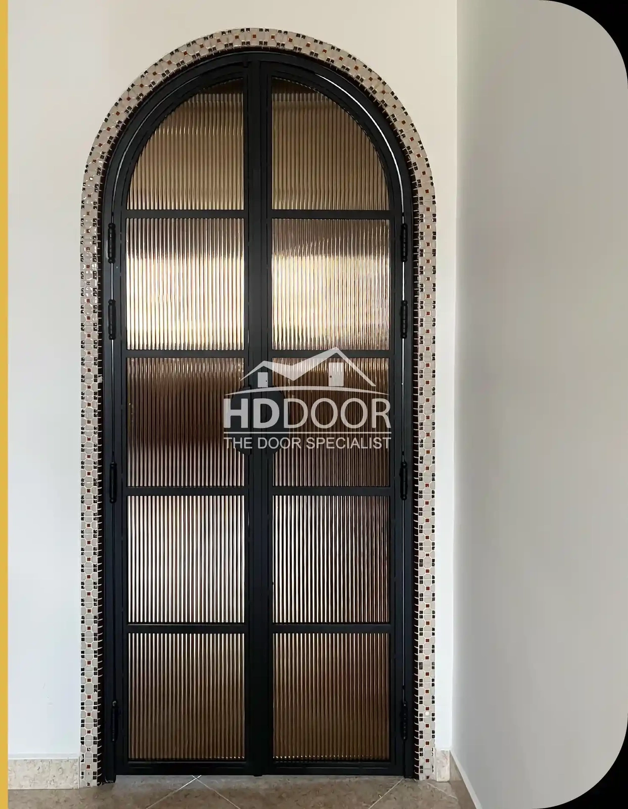 Arch (Semi Round) Glass Gate