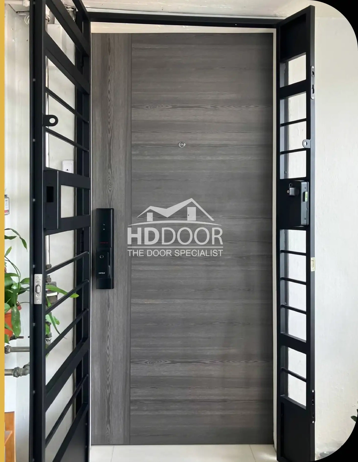 Two Tone Laminate Main Door